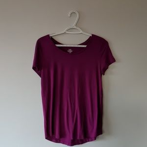 GAP Luxe Short Sleeve Top in Medium